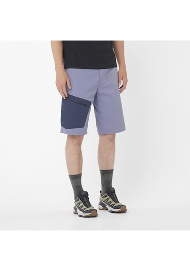 Salomon Outerpath Utılıty Short M Blue Granıte/blue Nights/ Erk Şort Lc2481800 Mavi