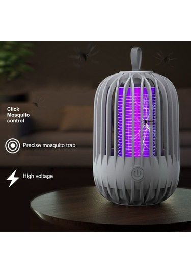 Pazly Taşınabilir Şarjlı Sivrisinek Öldürücü Lamba - Anında Elektrik Şoku İle İç/dış Mekan Koruma