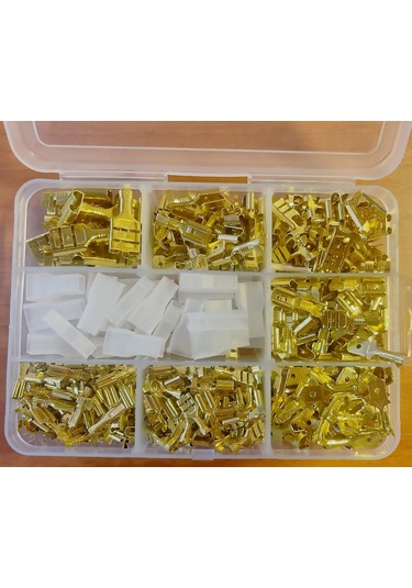 Maasco 490 Parça Sarı İzolesiz Terminal Dışı Ve Erkek Seti