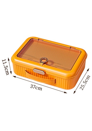 Homyl Belge Saklama Kutusu Çok Katmanlı Dosya Düzenleyici Turuncu