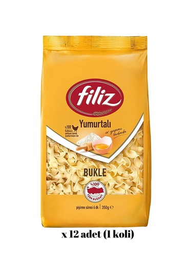 Filiz Yumurtalı Bukle Makarna 12 x 350 G