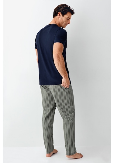 Arnetta Erkek Lacivert Pijama Takım Ar3011-s-v2