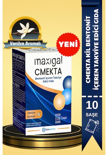 Maxigal Cmekta Bentonit İçeren Takviye Edici Gıda 10 Saşe