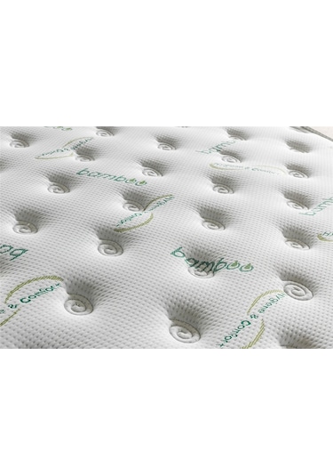 Kuponsartyatak 80X170 Kupons Bamboo Lüx Full Ortopedik Yaylı Yatak