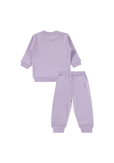 Civil Baby Tavşanlar Baskılı 6-18 Ay Takım - Lila