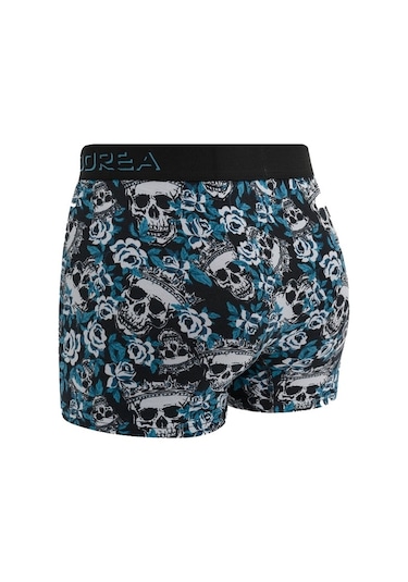 Dorea 2 Adet Erkek Desenli Boxer (445770894) Siyah