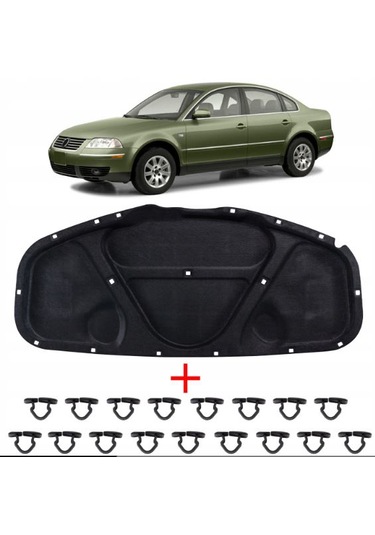 Volkswagen Passat B5.5 Motor Kaput Keçesi Klipsli 2001-2005 3b086