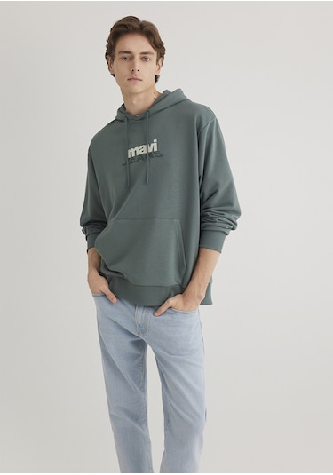 Mavi - Yeşil Sweatshirt 0s10210-71577 Yeşil