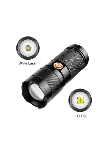 Sones Mini Dış Mekan Uzun Menzilli Güçlü Işık Led El Feneri, Özellikler: Xhp90