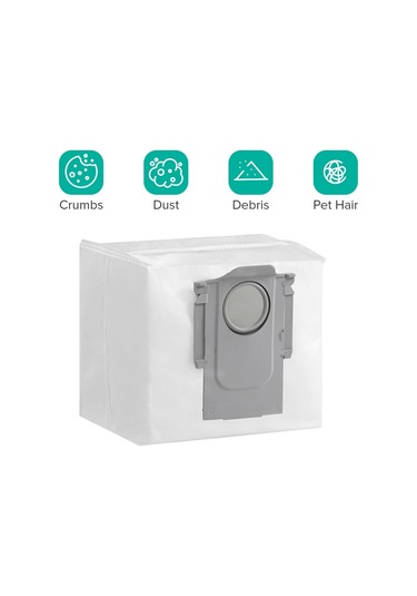 Xiaaokeji Roborock Robot Süpürgeler İçin 6 Adet Süpürge Toz Torbası