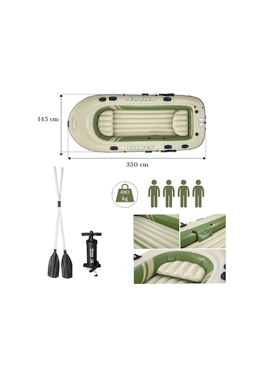 Bestway 65156 Voyager Şişme Bot