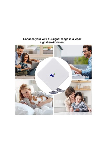Geeroyoo "35db 4g Sinyal Yükseltici - 2 Metre Ts9 Bağlantılı Geniş Bant Anten"