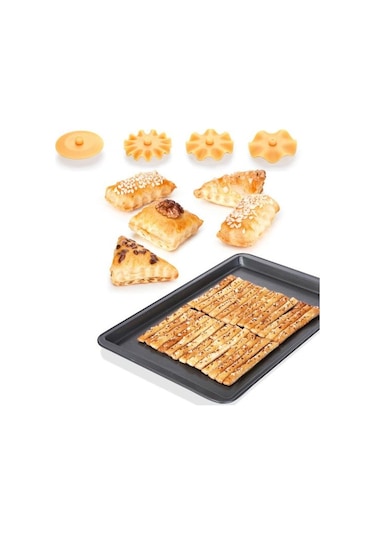 Rulo Docker Hamur Kesici Aracı Gıda Sınıfı Bpa Mini Boyutu Dalga Hamur Kesme Aleti Mutfak Aksesuarları