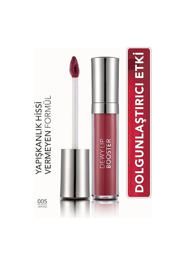Flormar Dewy Lip Booster Dudak Dolgunlaştırıcı Gloss 005 Vintage
