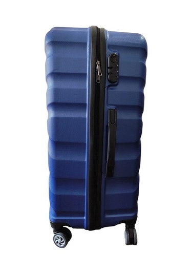 %100 Abs Kullanışlı Darbeye Dayanıklı Bavul&valiz Orta Boy Lacivert