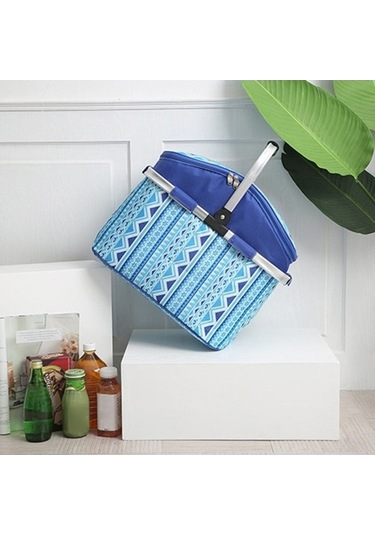 Pazly 26l Skycity Soğutucu Çanta - Izolasyonlu Kamp, Piknik, Plaj Çantası Mavi Mavi Mavi