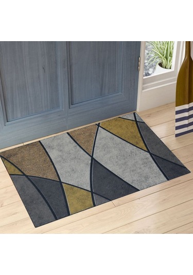 Myfloor Geometrik Desenli Çift Taraflı Kapı Önü Paspası