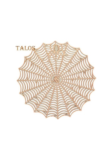 Altın Cadılar Bayramı Masa Yer Mat Yaratıcı Plastik Örümcek Web Yer Mat Su Geçirmez Yağ Yalıtım Kase Mat Amerikan Servis 56993601 Altın