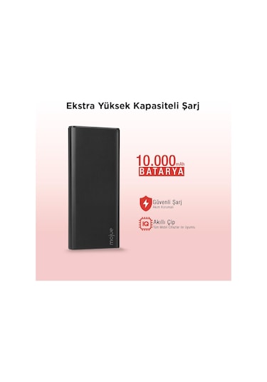 Mojue By Ttec PB05 10000 mAh PD 20W LCD Ekranlı Powerbank