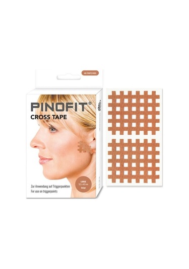 Pınofıt Cross Tape Light Beige. Large 5.2 x 4.5 Cm