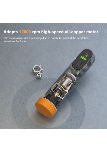 Pazly Araba Ağda Parlatma Zımpara Makinesi - El Araba Boyası E24945