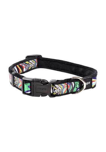 Rogz Fashion Halsband S Wild Stripes Boyun Tasması Çok Renkli