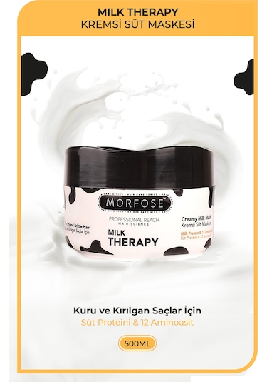 Morfose Milk Therapy Kremsi Süt Maskesi 500 ML