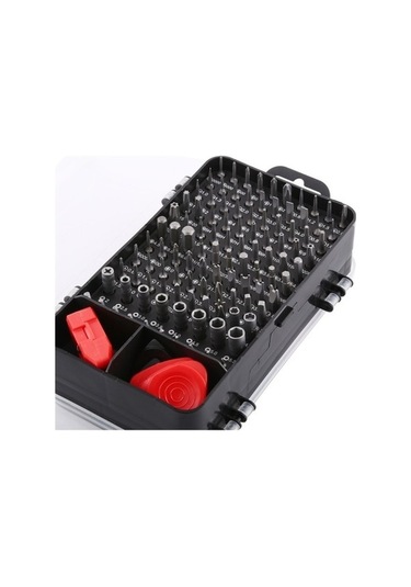 Fastbuy Türkçe 135 Adet Cep Telefonu Açma Aleti, Saat Onarım Seti, Kırmızı-siyah Tornavida Seti Aracılığıyla Telefon Ve Saat