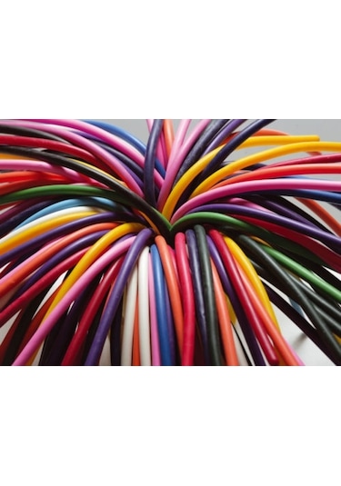 100 Adet Karışık Renk Sosis Balon + 1 Adet Sosis Balon Pompası