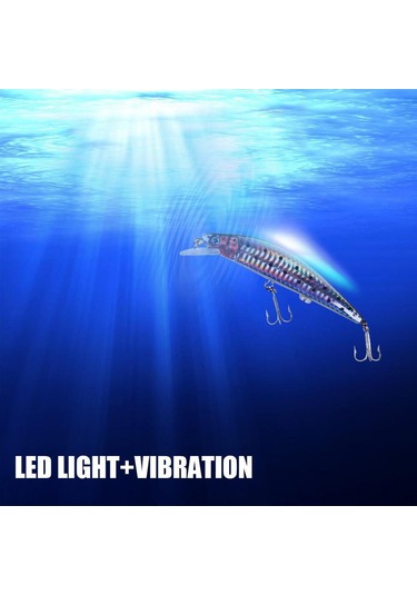 Tenfowee Usb Şarjlı Elektrikli Yem - Su Altında Canlı Yüzme Hareketi, 60 Dakika Çalışma Süresi, Plastik Yapı