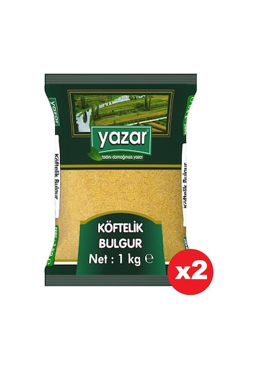Yazar Köftelik Bulgur 2 x 1 KG