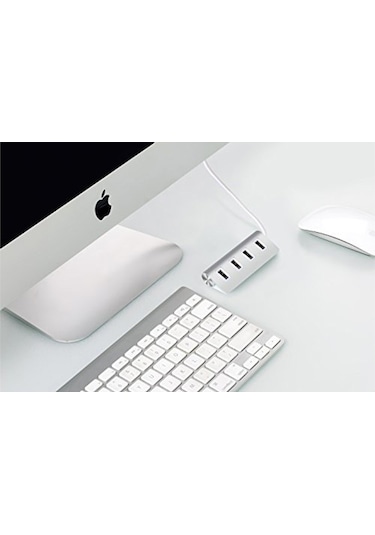 Maiyame Portlu Usb Hub Usb-a Alüminyum Genişletme Yuvası Usb2.0 Çoklu Arayüz Hub Hub Ayırıcı Dizüstü Bilgisayar Genişletici
