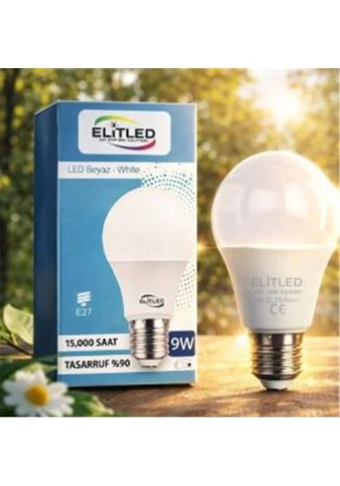 Elitled 9w Beyaz Led Ampul