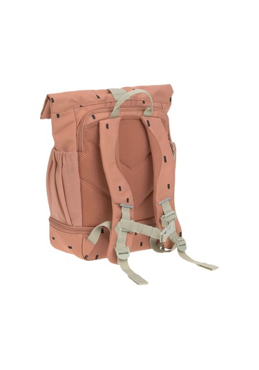 Lassig Happy Prints Mini Rolltop Sırt Çantası Caramel Çok Renkli