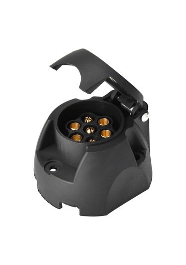 Geeroyoo 12v 7 Çekirdekli Sırt Çekici Soketi - Su Geçirmez, Dayanıklı - Ticari Araç, Kamyon, Çekici İçin