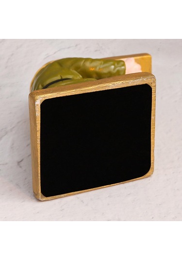 Homyl Japon Heykeli Saat Tutucu Depolama Çok Amaçlı Yeşil