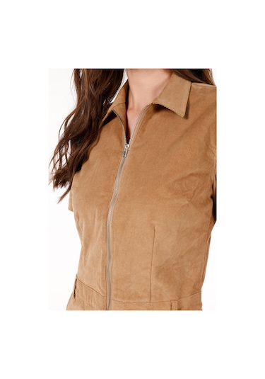 Colins Kahverengi Kadın Tulum Camel