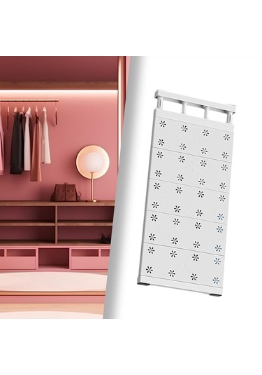 Homyl Genişletilebilir Bölücü Giyim Dolap Rafı Mutfak 24cmx60cm Beyaz Diğer