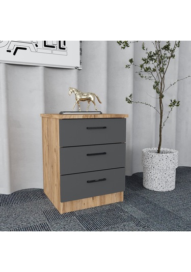 Bubble 5'li Ofis Takımı  Model 5 Çam Füme