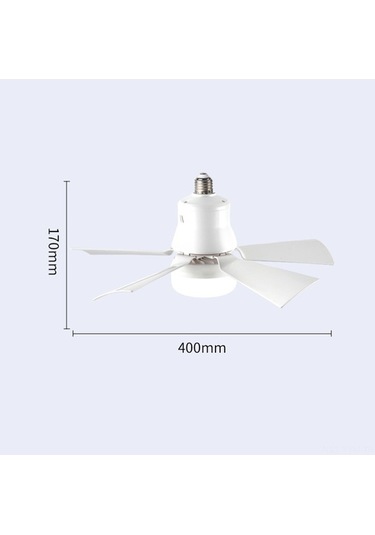 Novahub Uzaktan Kumandalı 3 Renkli E27 Fan Lamba - 30w Dimmable Diğer, Aydınlatmalı Diğer