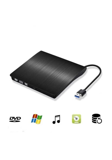 Monozone Usb 3.0 Harici Dvdrw Slim External Cd Dvd Yazıcı Okuyucu