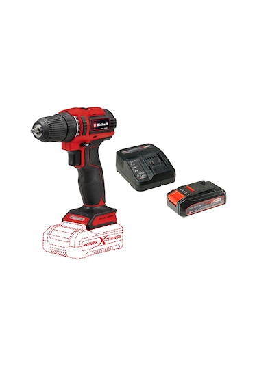 Einhell TE-CD 18/40 Li BL Vidalama + 2.5 Ah Akü + Şarj Cihazı