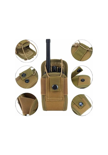 Megalavka Baofeng, Retevis, Kenwood İçin Taktik Telsiz Çantası Kılıfı 143254708