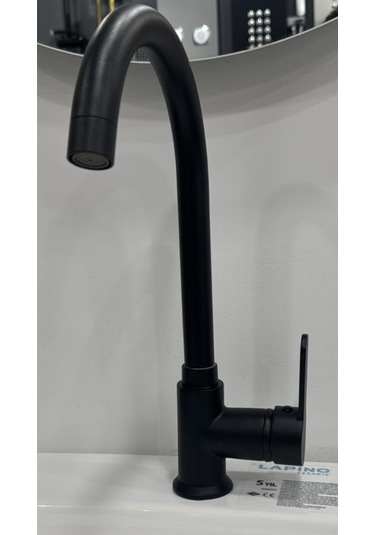 Armour Armatür Lüks Mutfak Eviye Bataryası Siyah Siyah