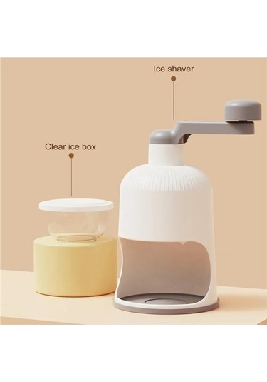 Wondernest Paslanmaz Manuel Makine Kırıcı Jialan Çelik Buz Buz Bıçaklar Beyaz Qz Beyaz