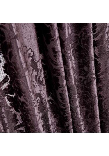 Karaca Home Volante Mürdüm Perde 12 Parça Çeyiz Seti Mürdüm