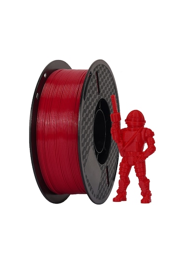 Xindoker Petg Filament 1.75mm 1kg Kırmızı - Yüksek Hassasiyetli, Hızlı Baskı, Kabuklanma/haç Olsuz, Düşük Kontraksiyon
