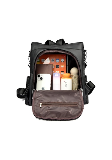 Fiyonk Büyük Kapasiteli Sırt Çantası Yeni Stil Doku Çok Amaçlı Üniversite Öğrencisi Sırt Çantası Şık Omuz Sırt Çantası Mavi Ana Resim Rengi Diğer