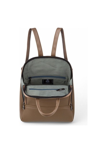 Bilik Deri Toprak Kadın Sırt Çantası Dlr01 085 4040104 Toprak