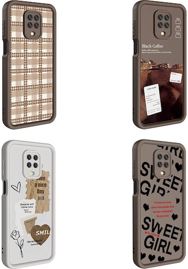 Xiaomi Redmi Note 9 Pro / Xiaomi Redmi Note 9s Kılıf Kamera Korumalı Baskılı Arka Yüzey Klas Kapak